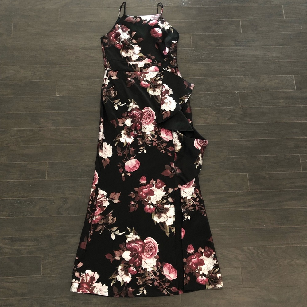 Floral Floor Length Dress